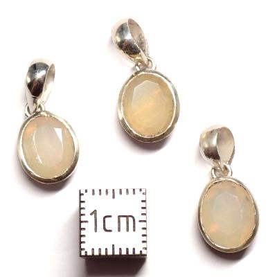 Opale d'Éthiopie Pendentifs Argent (Lot de 3 pièces) 15758