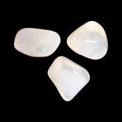 Agate Blanche - pierre roulée (Lot de 250 grammes)