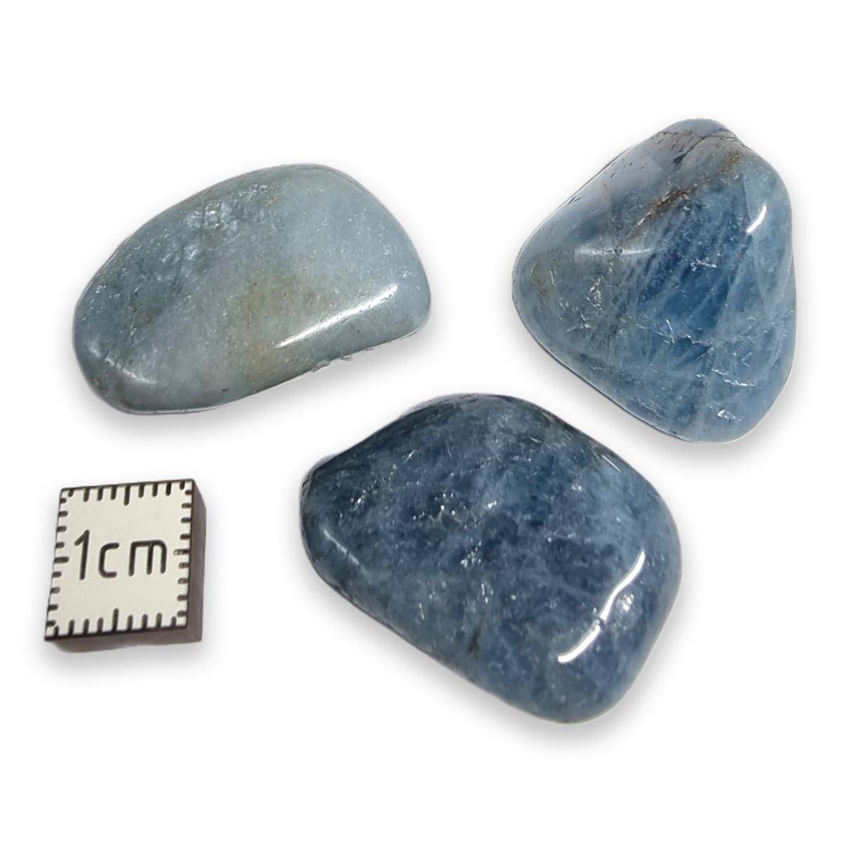 Lot De 2 Aigues-marines Naturelles Taillées - 1.90 Carats Total, Bleu, Occasion