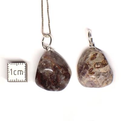 Cacoxénite - Pendentif pierre roulée (Lot de 10 pièces)