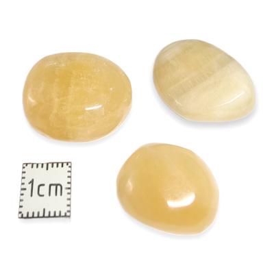 Calcite Orange - pierre roulée (Lot de 250 grammes)