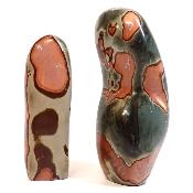 Jaspe Polychrome - Forme libre n°01 ( Lot de 2 pièces )
