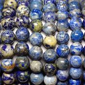 Lapis Lazuli - Collier Boule 8 mm Qualité A