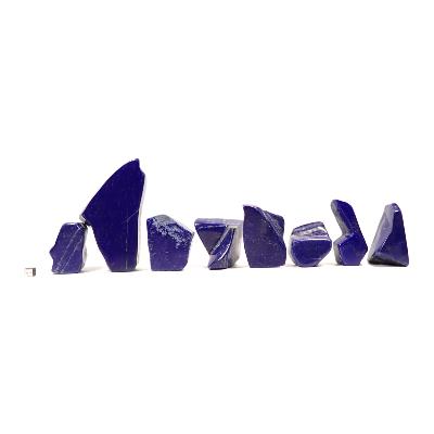 Lapis Lazuli - Forme libre n°08 ( Lot de 8 pièces ) 