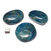 Apatite bleue - galet (Lot de 27 pièces ENVIRON)  