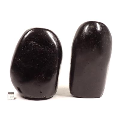Tourmaline noire - Forme libre n°08 (Lot de 2 pièces)