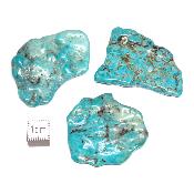 Turquoise - plaque qualité E Moyenne taille (Lot de 50 grammes)