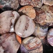 Jaspe Fleuri - mini pierre plate 