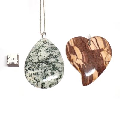 Mixte percé - pendentif coeur et autre (Lot de 10 pièces) 