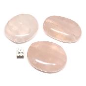 Quartz Rose - galet (Lot de 21 pièces ENVIRON)