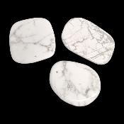 Howlite - mini pierre plate