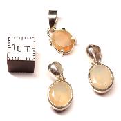 Opale d'Éthiopie Pendentifs Argent (Lot de 3 pièces) 2880
