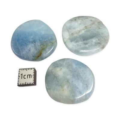 Aigue Marine - mini pierre plate