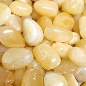 Calcite Orange - pierre roulée (Lot de 250 grammes)