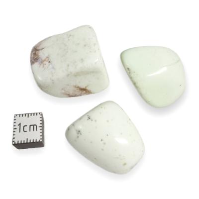 Chrysoprase Citron - pierre roulée Grande taille (Lot de 250 grammes)