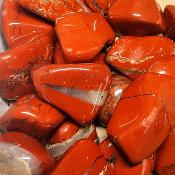 Jaspe rouge - pierre roulée Grande Taille (Lot de 500 grammes)
