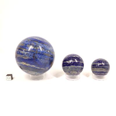 Lapis Lazuli - Sphère n°03 ( Lot de 3 pièces ) 