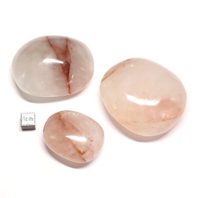 Quartz Hématoïde - galet (Lot de 18 pièces ENVIRON)  