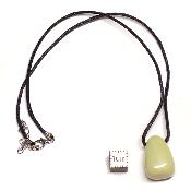 Mixte de pendentif avec cordon - pendentif pierre roulée (Lot de 10 pièces) 