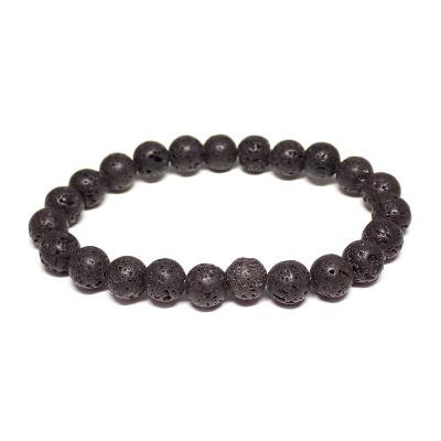 Pierre de Lave - Bracelets Boules (Lot de 5 pièces)