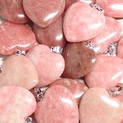 Thulite - Pendentif Coeur