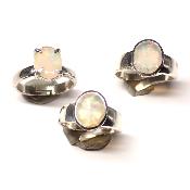 Opale d'Ethiopie Bague Réglable en Argent 2873 (Lot de 3 pièce)