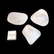 Agate Blanche - pierre roulée (Lot de 250 grammes)