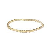 Citrine - Bracelet Boule 4 mm Qualité E (Lot de 5 pièce)