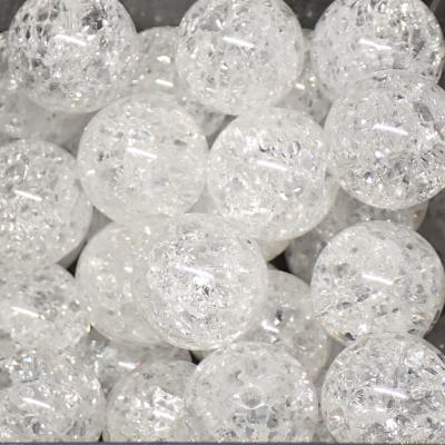 Cristal Crack - Fil de perles 12 mm (Lot de 30 perles)
