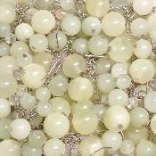 Jade de Chine - Boucles d'oreilles en grappes (Lot de 10 pièce) 