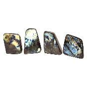 Labradorite "E" - Forme libre n°10 ( Lot de 4 pièces )