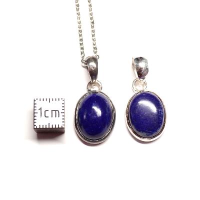 Lapis Lazuli - Pendentif en Argent (Lot de 3 pièce)
