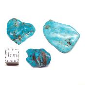 Turquoise - plaque qualité E Petite taille (Lot de 50 grammes)