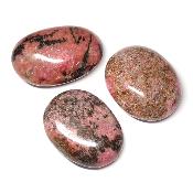 Rhodonite - galet  (Lot de 20 pièces ENVIRON)  