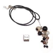 Onyx - pendentif grappe (Lot de 10 pièces) 