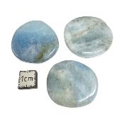 Aigue Marine - mini pierre plate