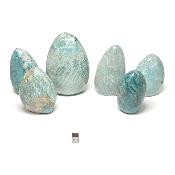 Amazonite - Forme libre n°07 ( Lot de 6 pièces ) 