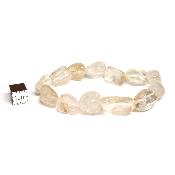 Citrine - Bracelet pierres roulées Qualité "B" (lot de 5 pièces)