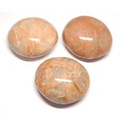 Pierre de Lune Orange - galet (Lot de 22 pièces ENVIRON)