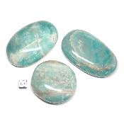 Amazonite - galet (Lot de 50 pièces ENVIRON) 