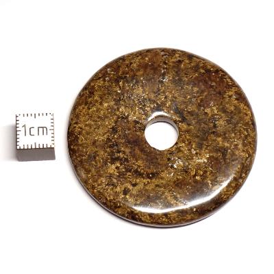 Bronzite - Donut 5 cm Ø  (Lot de 5 pièces) 