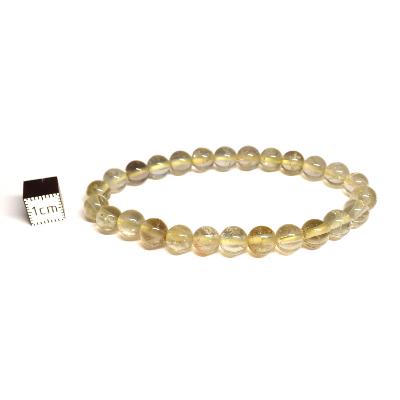 Citrine - Bracelet Boule 8 mm Qualité A (Lot de 5 pièces)
