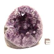 Améthyste mini géode - pierre brute n°01 ( Lot de 4 pièces )