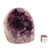 Améthyste mini géode - pierre brute n°01 ( Lot de 4 pièces )