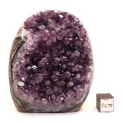 Améthyste mini géode - pierre brute n°06 ( Lot de 4 pièces )