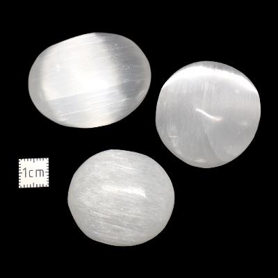 Sélénite - galet petite taille (Lot de 10 pièces)