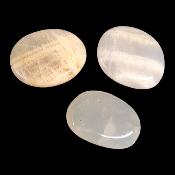 Pierre de Lune beige - mini pierre plate 