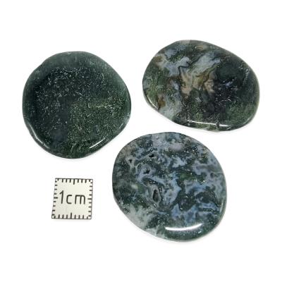 Agate Mousse - mini pierre plate