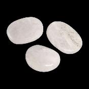 Calcite blanche - mini pierre plate de madagascar