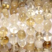 Citrine - Bracelet pierres roulées Qualité "A" (lot de 5 pièces)